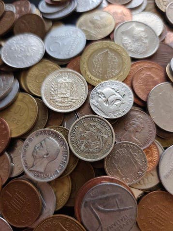 Grote partij van 235 oude munten uit de hele wereld – 5