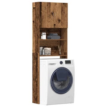 vidaXL Wasmachinekast 64x24x190 cm bewerkt hout oud, Witgoed en Apparatuur, Wasmachines, Verzenden, Nieuw