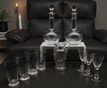 Cristallerie francesi - Tafelservies (10) - Kristal