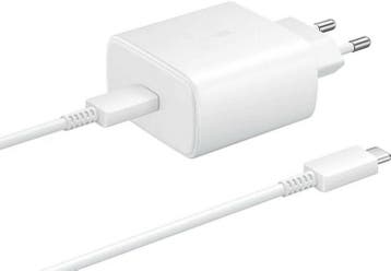 Samsung USB-C snellader set 65W wit, Verzenden, Nieuw