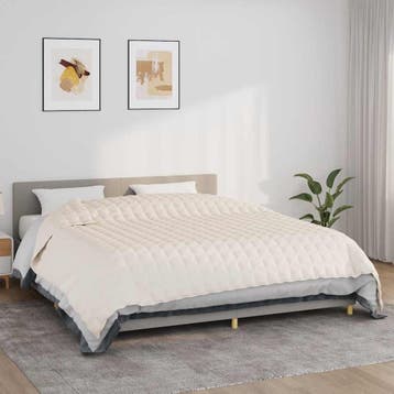 vidaXL Verzwaringsdeken 220x260 cm 11 kg stof, Verzenden, Nieuw
