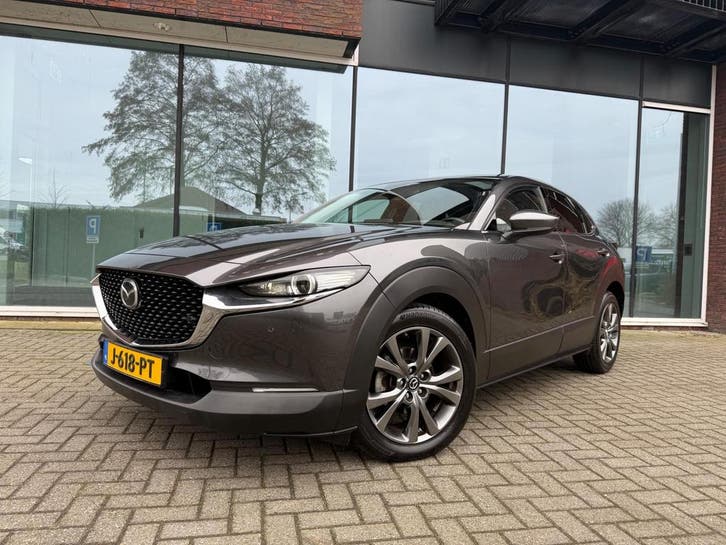 Zakelijke Lease |  Mazda CX-30 2.0 e-SkyActiv-X M Hybrid Lux, Auto's, Mazda, Dealer onderhouden, Lease, Zwart, Automaat, SUV of Terreinwagen