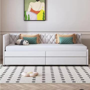 Dagbed Slaapbank 90x200 met Uittrekbed, Verzenden, Nieuw