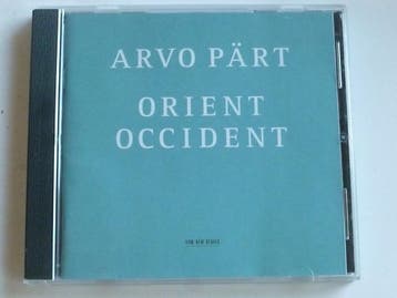 Arvo Pärt - Orient Occident, Ophalen of Verzenden, Zo goed als nieuw
