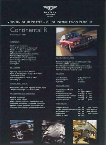 8x Bentley kaarten Azure Arnage Continental R T, Verzenden, Zo goed als nieuw