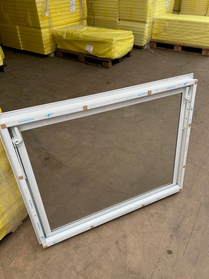 Kunststof raam wit voor units en sandwichpanelen, Doe-het-zelf en Verbouw, Glas en Ramen, Nieuw, Verzenden