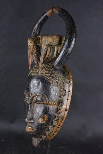 Ceremoniemasker van de Dje - Yaure - Ivoorkust