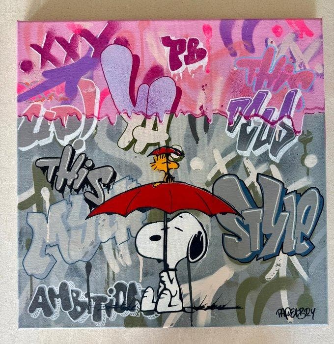 PaperBoy - Jelly Dripping (Original, Ready to hang), Antiek en Kunst, Kunst | Schilderijen | Modern