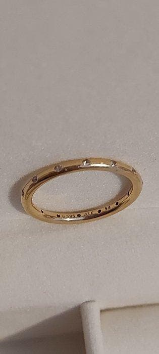 Zonder minimumprijs - Pandora - Ring - 14 karaat Geel goud -, Nieuw