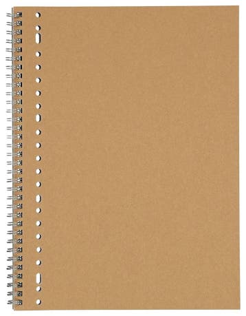 HEMA Collegeblok A4 geruit 10x10mm kraft, Verzenden, Nieuw