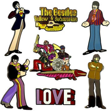 The Beatles Yellow Submarine Mini - Pin set, Ophalen of Verzenden, Nieuw, Kleding