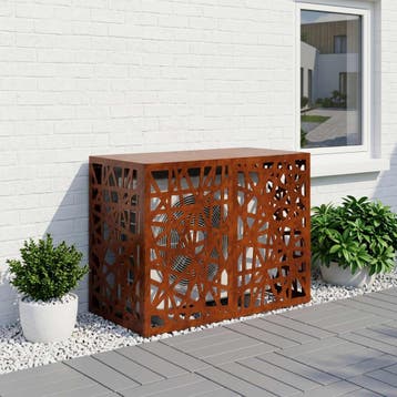 vidaXL Airconditioner hoes Roestkleurig 100 x 50 x 70 cm, Verzenden, Nieuw