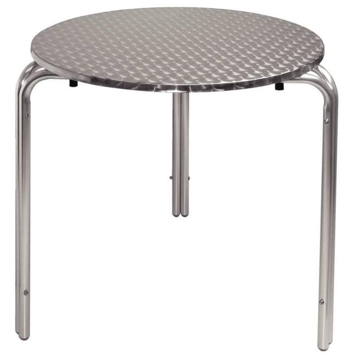 RVS stapelbare tafel | 70 cm rond, Zakelijke goederen, Horeca | Keukenapparatuur, Verzenden