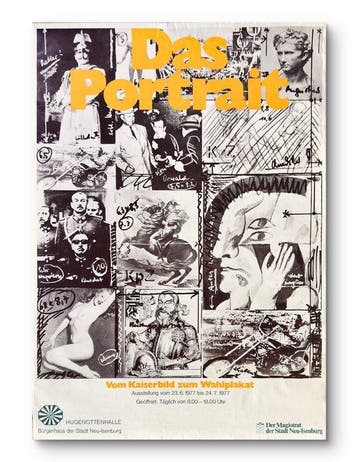 HUGENOTTENHALLE - Affiche originale d’exposition – Das