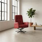 Leren draaifauteuil Pulse - Massif Rosso (rood) - Stervoet, Bohemian, Industrieel, Modern, Scandinavisch, Nieuw, Ophalen of Verzenden