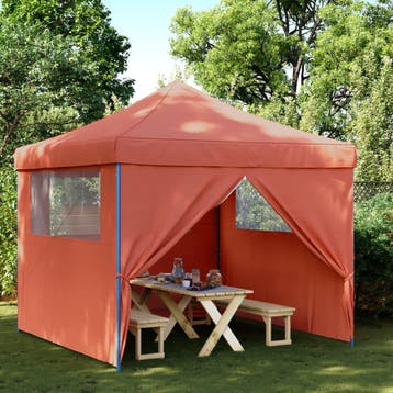 vidaXL Partytent inklapbaar pop-up met 4 zijwanden, Verzenden, Nieuw, Partytent