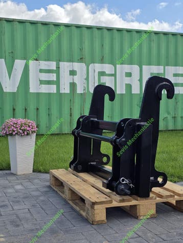Adapter Giant Weidemann Manitou JCB VOLVO Euro aansluiting, Veehouderij