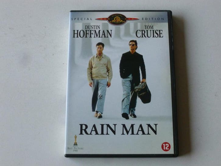 Rain Man (DVD) Dustin Hoffman, Tom Cruise, Cd's en Dvd's, Dvd's | Klassiekers, Zo goed als nieuw, Ophalen of Verzenden