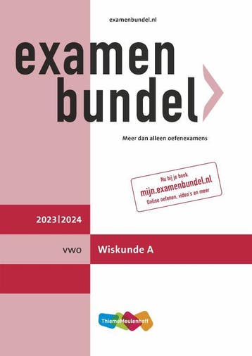 Examenbundel vwo Wiskunde A 20232024 9789006648508, Verzenden, Zo goed als nieuw