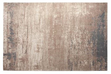 Vintage katoenen vloerkleed MODERN ART 350x240cm grijsbeige, Huis en Inrichting, Stoffering | Tapijten en Kleden, Ophalen of Verzenden