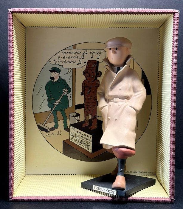 Statuette Leblon- Delienne - Beeldje - Tintin - L’oreille, Boeken, Strips | Comics