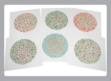 Colour Vision Card Volwassenen kleurentest 15 platen,, Verzenden, Nieuw