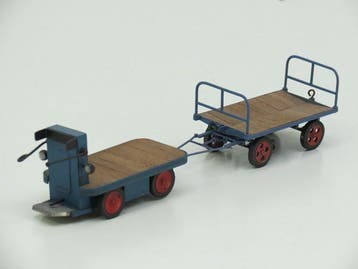 GS DB Elektrokarre mit anhanger (Automodellen Kant en Klaar), Ophalen of Verzenden, Nieuw