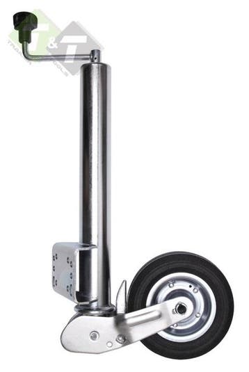 Neuswiel Rond 60mm Automaat, Steunwiel, Aanhanger Poot Klapb, Ophalen of Verzenden, Nieuw