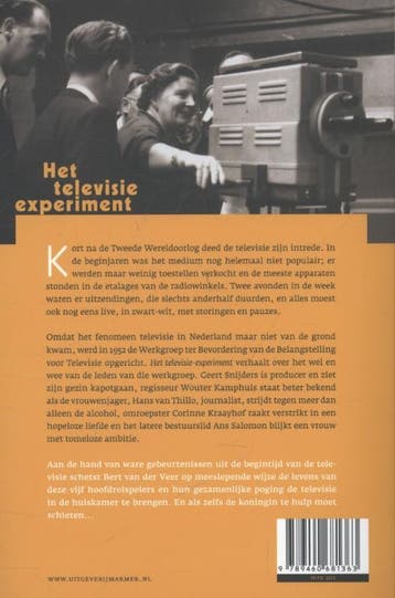 Het televisie experiment 9789460681363 Bert van der Veer, Verzenden, Gelezen, Bert van der Veer