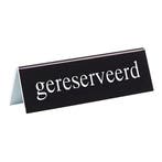 Tafelbord gereserveerd | Kunststof | 4 x 13 x 3,5 cm, Verzenden, Nieuw in verpakking