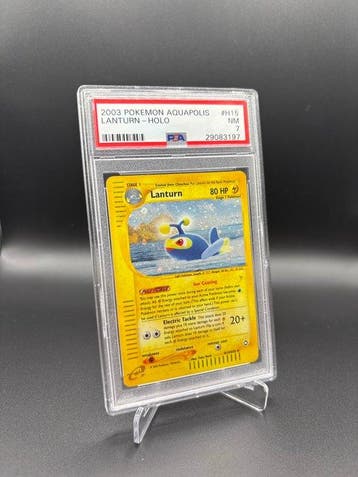 Pokémon - 1 Graded card - Lanturn #H15 Aquapolis Foil - PSA, Nieuw