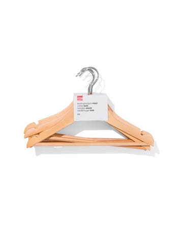 HEMA Kledingshangers kind hout - 6 stuks, Huis en Inrichting, Kasten | Kledingkasten, Verzenden, Nieuw