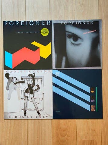 10cc, Foreigner/ Godley & Cream - 4 x albums - NM condition, Cd's en Dvd's, Nieuw in verpakking