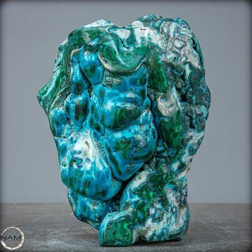 Natuurlijke ruwe azuriet, malachiet en chrysocolla Vrije