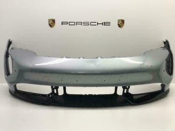 Porsche Taycan Turbo S ORIGINELE voorbumper met onderspoiler, Ophalen, Gebruikt, Voor, Porsche