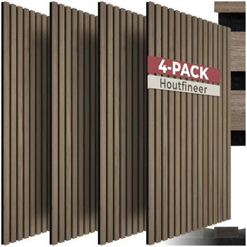 Akoestische panelen Sonic Wall IV in houtlook - donker eiken, Verzenden, Nieuw