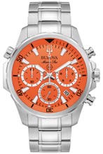 Bulova 96B395 Marine Star Chronograaf horloge 44 mm, Overige merken, Staal, Verzenden, Polshorloge