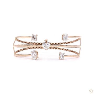 Armband - 14 karaat Roségoud - 3.62ct. tw. Diamant, Nieuw