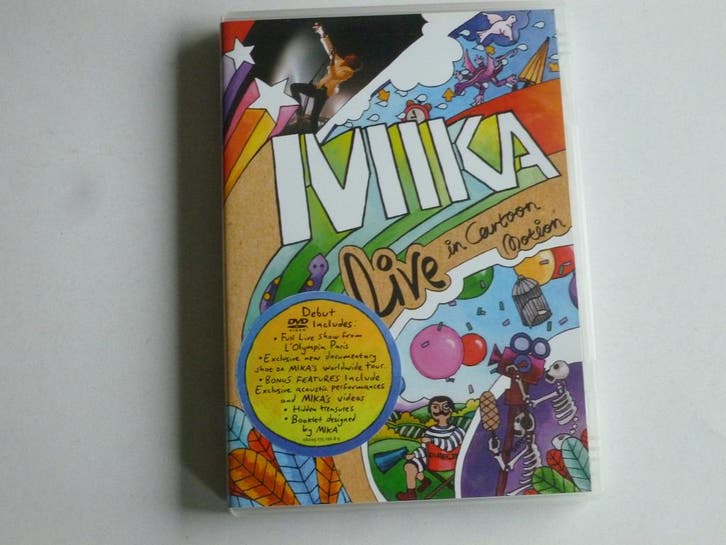 Mika - Live in Cartoon Motion (DVD), Cd's en Dvd's, Dvd's | Muziek en Concerten, Zo goed als nieuw, Ophalen of Verzenden