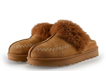 Nelson Pantoffels in maat 41 Cognac, Kleding | Heren, Overige kleuren, Verzenden, Zo goed als nieuw, Pantoffels of Sloffen