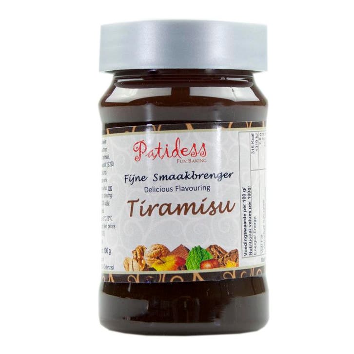 Patidess Smaakpasta Tiramisu 100g, Hobby en Vrije tijd, Taarten en Cupcakes maken, Nieuw, Verzenden