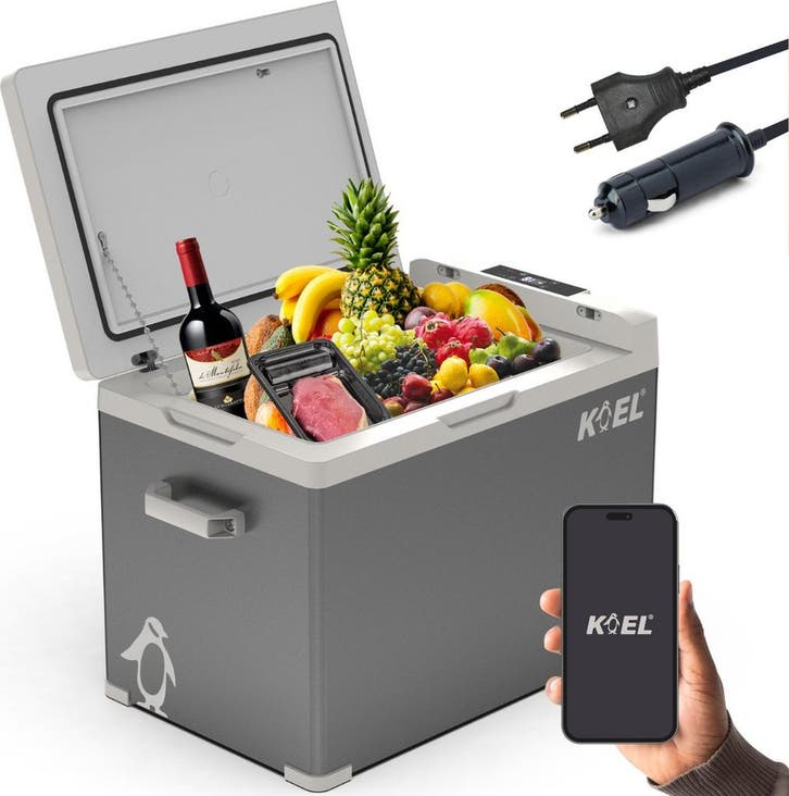 KOEL Crate 40 Compressor Koelbox Elektrisch 12 en 230 Volt, Caravans en Kamperen, Koelboxen, Nieuw, Ophalen of Verzenden
