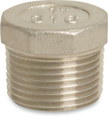 Rvs nr. 290 draadstop, buitendraad-1½”, Doe-het-zelf en Verbouw, Buizen en Afvoer, Verzenden, Nieuw