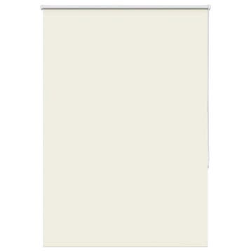 vidaXL Rolgordijn verduisterend gebroken wit 90x175 cm, Verzenden, Nieuw, Wit