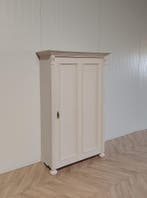 Landelijke klassieke kast, eendeurs, kledingkast, legkast, Antiek en Kunst, Antiek | Meubels | Kasten