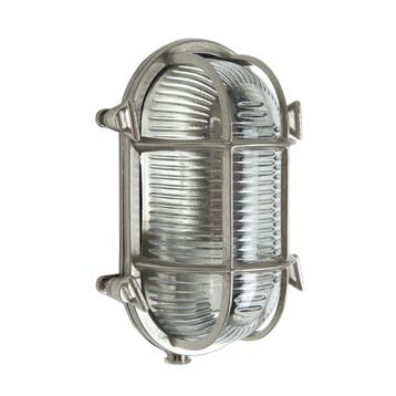 Ks Nautic III Scheepslamp Nikkel Buitenverlichting, Verzenden, Nieuw