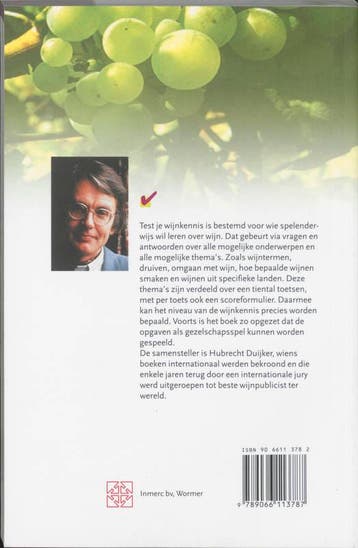 Test je wijnkennis 9789066113787 Hubrecht Duijker, Verzenden, Gelezen, Hubrecht Duijker