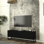 Tv-meubel Verpsboga lang frame 135x32x47 cm zwart [en.casa], Huis en Inrichting, Kasten | Dressoirs, Verzenden, Nieuw