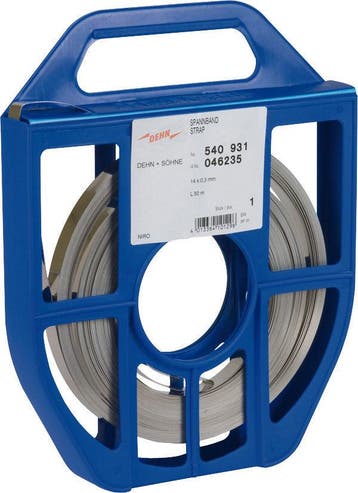 Dehn Roestvrij Staal Spanband 14x0.3mm 50m Met Spoeldoos -, Verzenden, Nieuw, Overige typen
