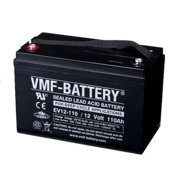 VMF EV12-110 AGM Deep Cycle accu 12V, 110 Ah, T5, origineel, Verzenden, Nieuw